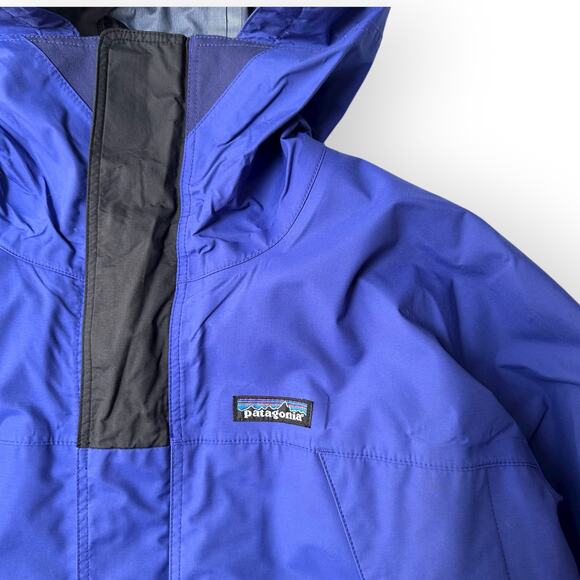 Vintage 2000 Patagonia Rain Snow Hooded Shell Jacket Men’s Size M, Blue, 83505 - Picture 7 of 15